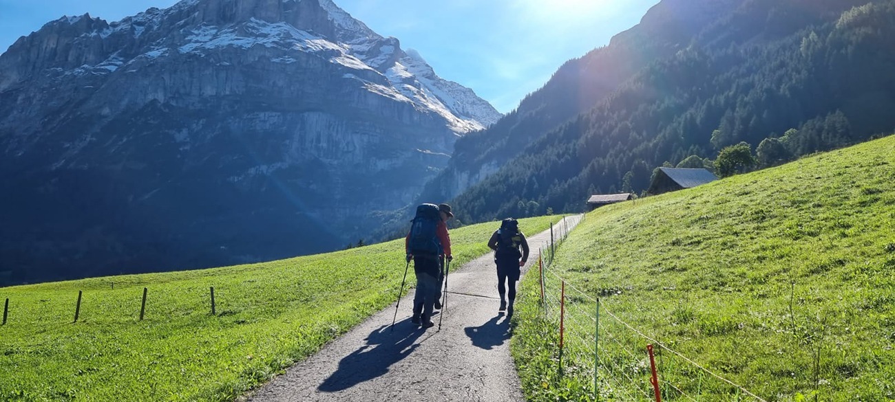 Kleine Scheidegg, Day 3 &#8211; Big hike from Grindelwald up to Kleine Scheidegg (7000ft) then down to Lauterbrunnen, Welsh Man Walking