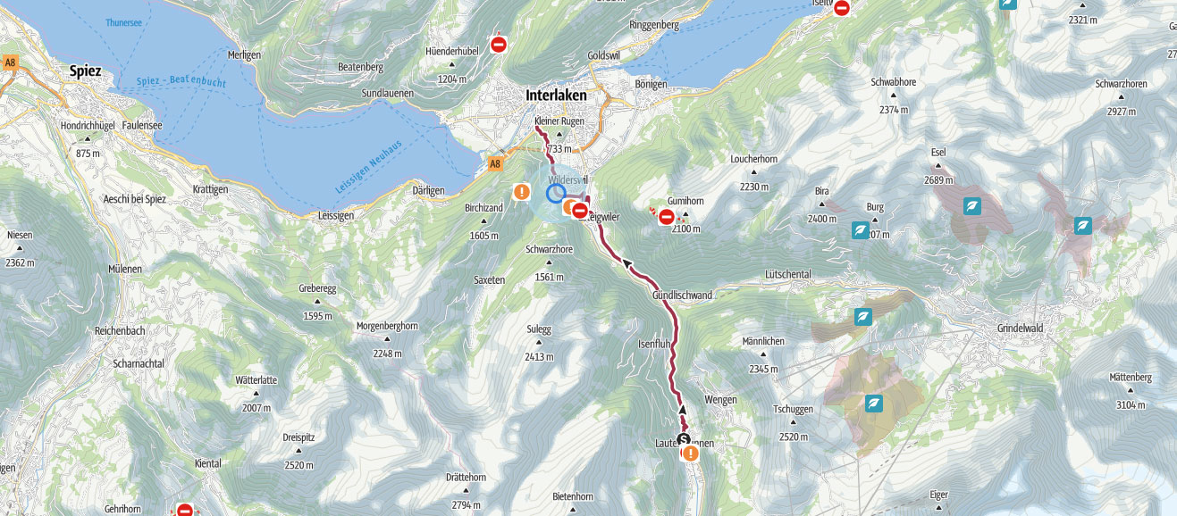 Lauterbrunnen, Day 4 &#8211; Lauterbrunnen, Stechelberg, Piz Gloria &#8211; Schilthorn &#038; back to Interlaken, Welsh Man Walking