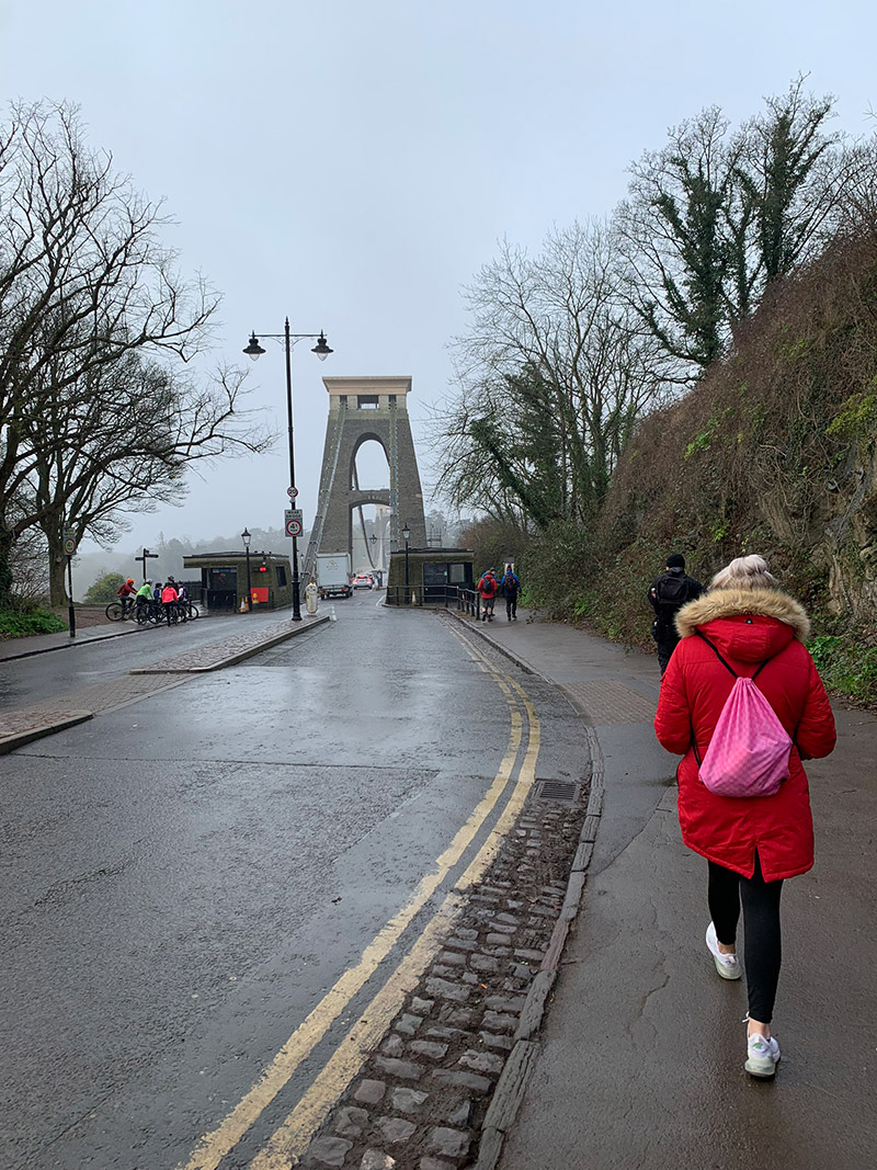 Clifton Suspension Bridge, Bristol – Clifton Suspension Bridge, Leigh Woods, the Rock Slide, River Avon & Clifton Observatory Circular, Welsh Man Walking