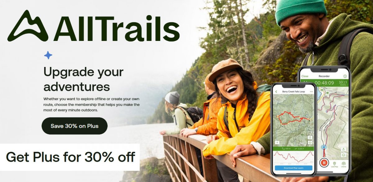 AllTrails Review – The App Every Walker Should Know About + 30% OFF ‘PLUS’ Annual Membership!