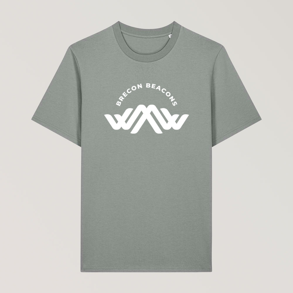 Bannau Brycheiniog Unisex Misty Grey Tour Tee