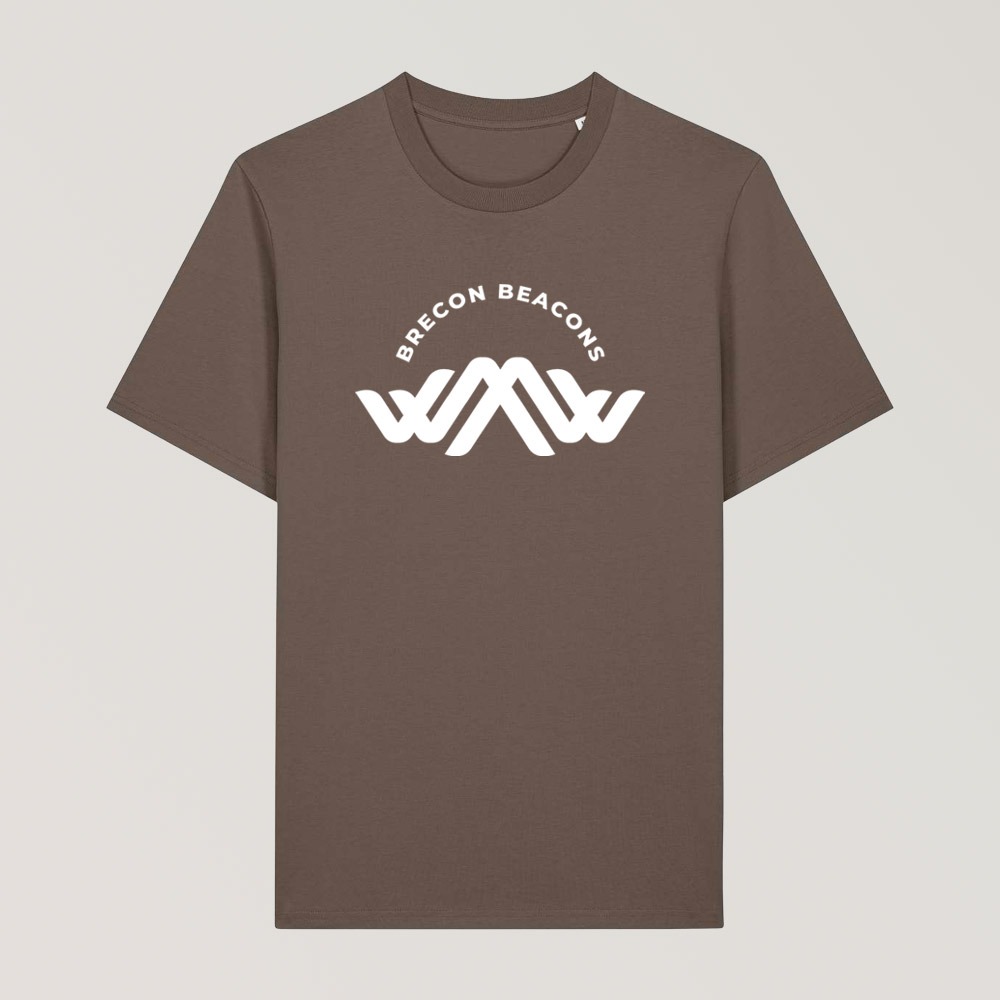 Bannau Brycheiniog Unisex Mocha Tour Tee